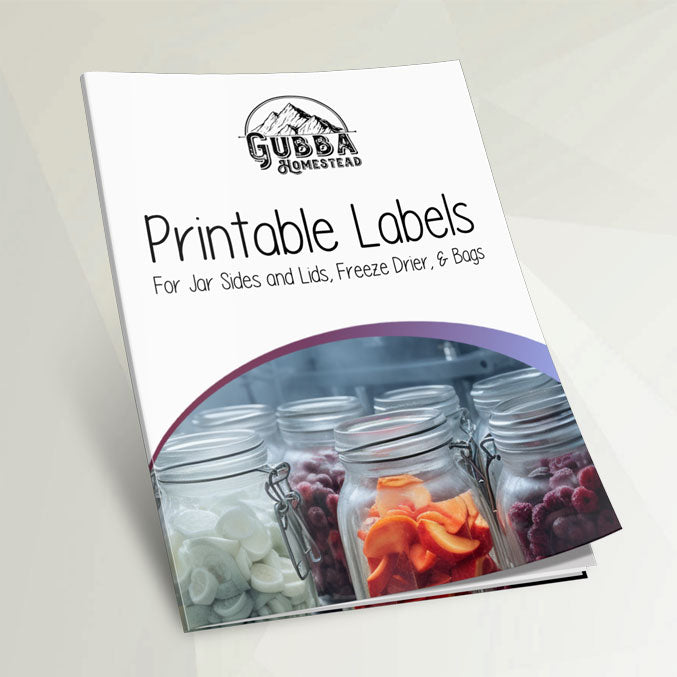 Food Storage Printable Labels