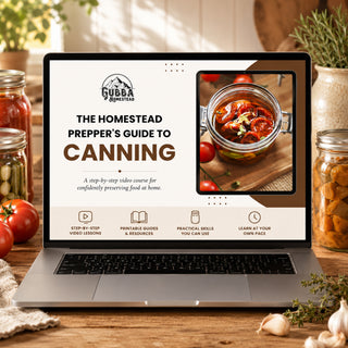 The Homestead Prepper's Guide To Canning Course