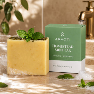 Homestead Mint Goat Milk Soap Bar